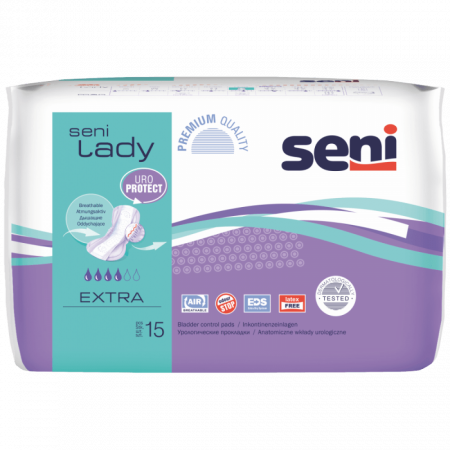 Уролог.прокладки Seni Lady Extra 15 (Россия) стикер фотография товара