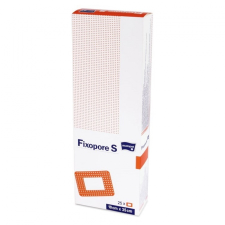 Повязка стерильная, нетканная Matopat Fixopore 10см х 35см  - 25шт. фотография товара