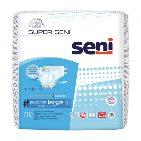изображение Урологические подгузники Super Seni Extra Large 10 шт. Урологические подгузники Super Seni Extra Large 10 шт. фотография товара