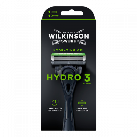 Wilkinson Sword Hydro 3 станок для бритья+ 1 сменная кассета фотография товара