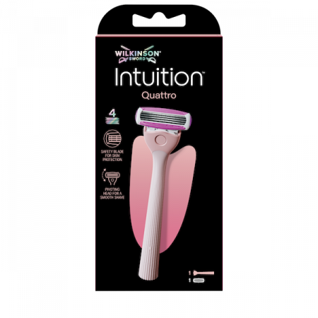 Wilkinson Sword Quattro woman станок для бритья + 1 сменная кассета фотография товара