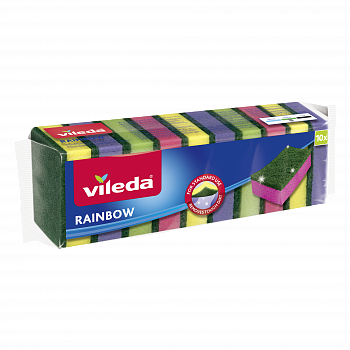 Губка VILEDA Rainbow, 10 шт.