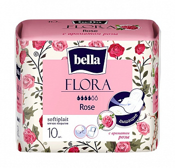 Классические прокладки Bella Flora Rose по 10 шт.