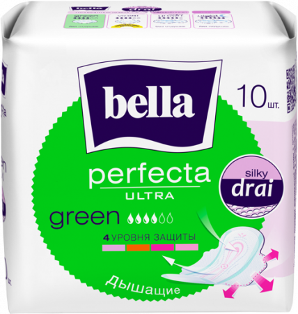 изображение Ультратонкие прокладки Bella Perfecta Ultra Green 10 шт. Ультратонкие прокладки Bella Perfecta Ultra Green 10 шт. фотография товара