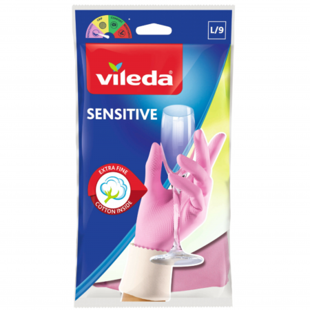 Перчатки VILEDA Sensitive Comfort L фотография товара