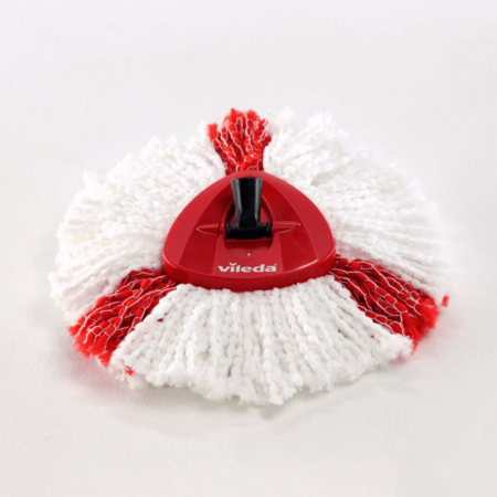 Набор для уборки Turbo Vileda (швабра + ведро с педальным отжимом), цвет серый фотография товара