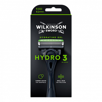 Wilkinson Sword Hydro 3 станок для бритья+ 1 сменная кассета