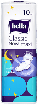 Классические прокладки Bella Classic Nova Maxi 10 шт.