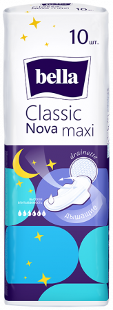 Классические прокладки Bella Classic Nova Maxi 10 шт. фотография товара
