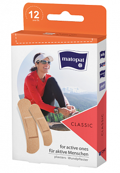 "Matopat" Наборы пластырей Classic по 12 шт.