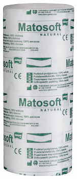 "Matopat" MatoSoftNatural  Подкладки под гипсовые повязки. 20 см х 300 см по 12 шт.