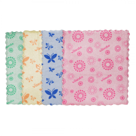 Салфетка-микрофибра впитывающая VILEDA Mikrofibre Sponge, 1 шт. фотография товара