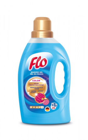 изображение Жидкость для стирки цветных тканей FLO Color 1 л. Жидкость для стирки цветных тканей FLO Color 1 л. фотография товара