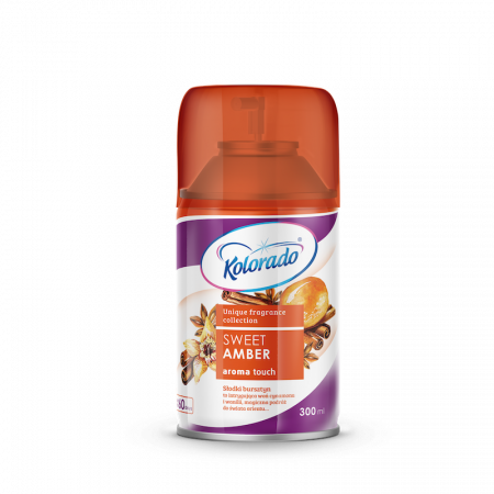 изображение Kolorado Aroma Touch   запаска для автомат. освеж. 300 мл., Sweet Amber Kolorado Aroma Touch   запаска для автомат. освеж. 300 мл., Sweet Amber фотография товара
