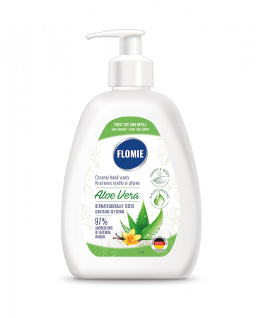 FLOMIE жидкое крем-мыло Aloe Vera 500ml фотография товара