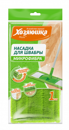 Насадка для швабры флеттер "ХОЗЯЮШКА Мила" фотография товара