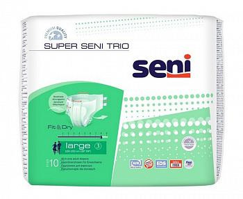 Урологические подгузники Super Seni Trio Large 10 шт.