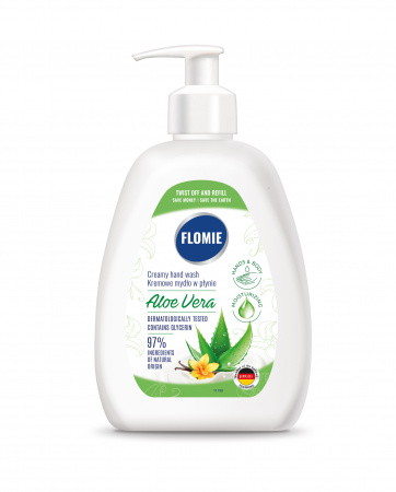 FLOMIE жидкое крем-мыло Aloe Vera 500ml фотография товара