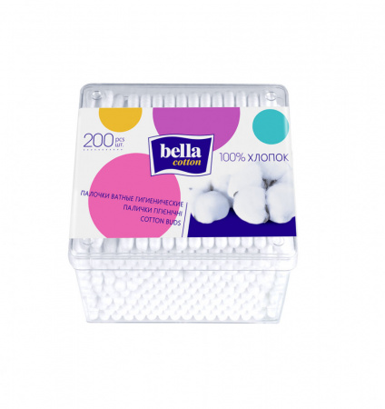Ватные палочки Bella Cotton 200 шт. фотография товара