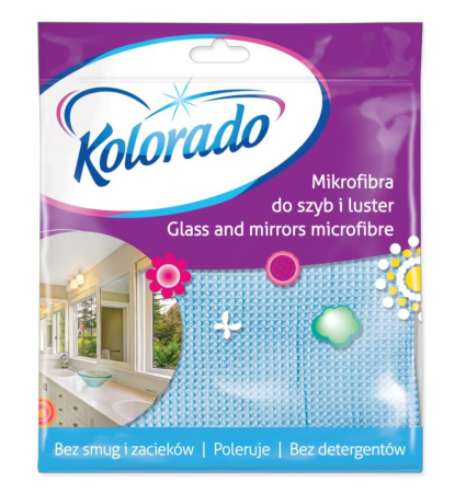 Kolorado салфетка из микрофибры для стекол, зеркал и ванных комнат 35x35 см фотография товара