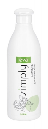 Шампунь Eva Simply для жирных волос с экстрактом лайма 500 мл. фотография товара