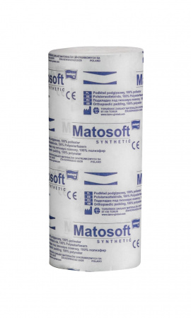 "Matopat" MatoSoftSynthetic Подкладки под гипсовые повязки. 15 см х 300 см по 12 шт. фотография товара