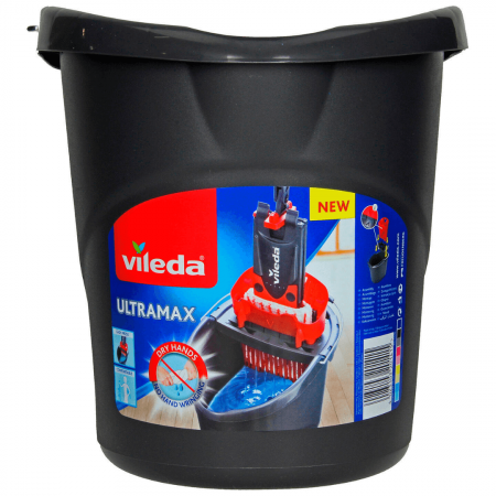 VILEDA ведро Ultramax с отжимом для швабры 12 л фотография товара