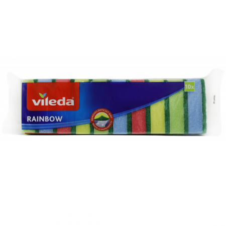 Губка VILEDA Rainbow, 10 шт. фотография товара