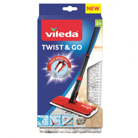 Насадка для швабры Twist & Go VILEDA, 2 шт. фотография товара