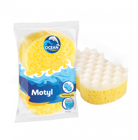 Губка  Ocean Motyl массажная  фотография товара
