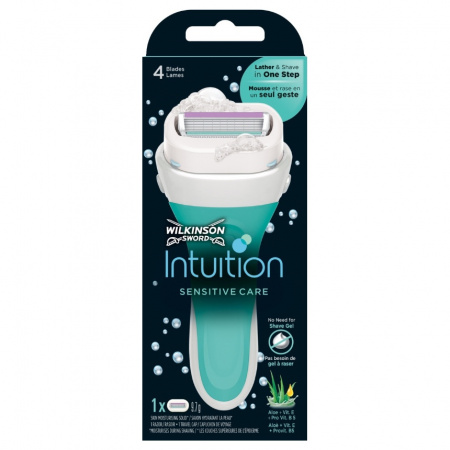 Wilkinson Sword  Intuition Sensitive Care станок для бритья +1 кассета фотография товара