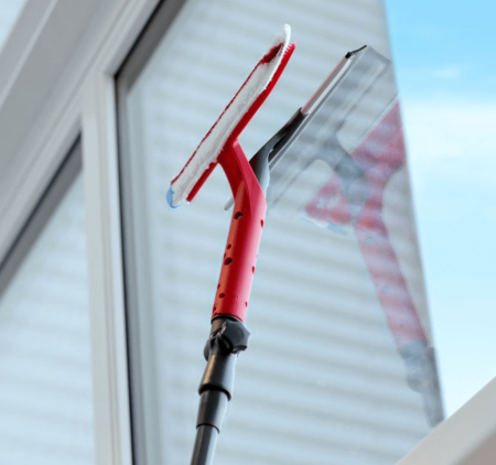 Очиститель окон 2в1 VILEDA с телескопической ручкой фотография товара