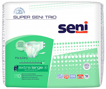 Урологические подгузники Super Seni Trio Extra Large 10 шт.