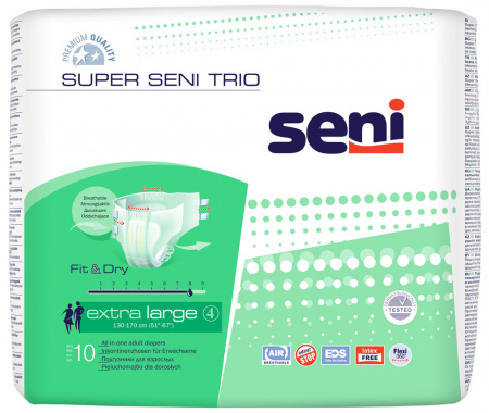 Урологические подгузники Super Seni Trio Extra Large 10 шт. фотография товара