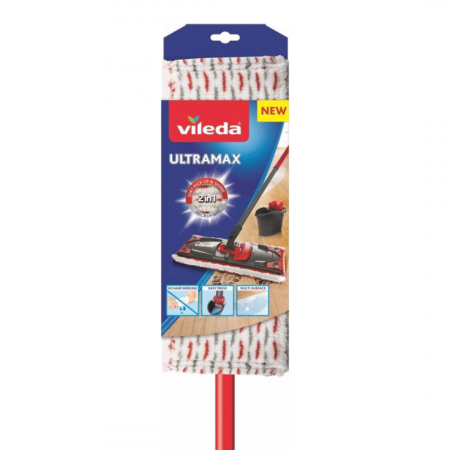 Швабра Ultramax VILEDA с телескопической ручкой фотография товара