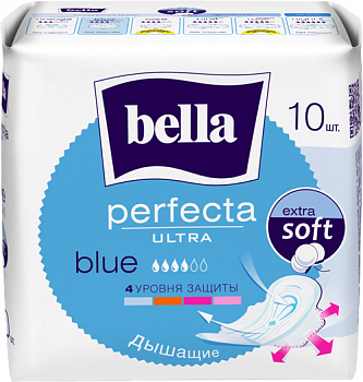 Ультратонкие прокладки Bella Perfecta Ultra Blue 10 шт. Ультратонкие прокладки Bella Perfecta Ultra Blue 10 шт.