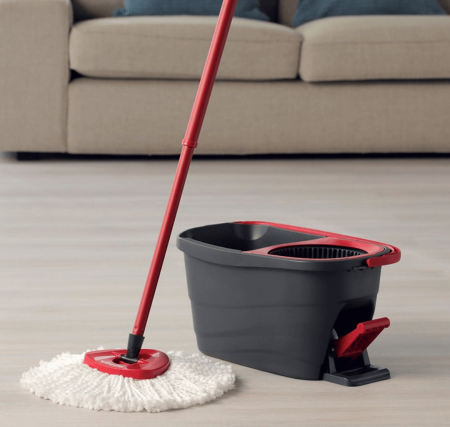 изображение Набор для уборки Turbo Smart VILEDA (швабра-ведро) Набор для уборки Turbo Smart VILEDA (швабра-ведро) фотография товара
