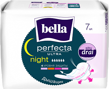 Ультратонкие прокладки Bella Perfecta Ultra Night 7шт.