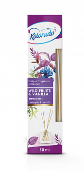 Kolorado Aroma Sticks  аромадиффузор 50 мл., Wild fruits @ Vanilla