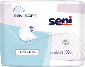 Пеленки гигиенические Seni Soft 60 x 60 cм 30 шт.