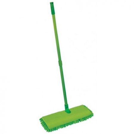 "ХОЗЯЮШКА Мила"  Швабра микрофибра (две рабочие поверхности) с телескопическим черенком фотография товара