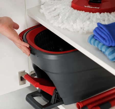 изображение Набор для уборки Turbo Smart VILEDA (швабра-ведро) Набор для уборки Turbo Smart VILEDA (швабра-ведро) фотография товара