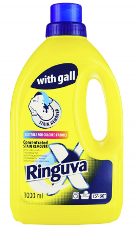 RINGUVA Х  жидкий пятновыводитель с желчью концентрированный    1 л фотография товара