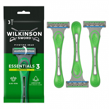 Wilkinson Sword одноразовый станок Extra3 Essentials 3 шт в упаковке