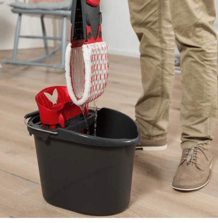 VILEDA ведро Ultramax с отжимом для швабры 12 л фотография товара