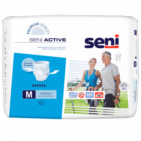 Урологические трусики впитывающие Seni Active Medium 10 шт. фотография товара
