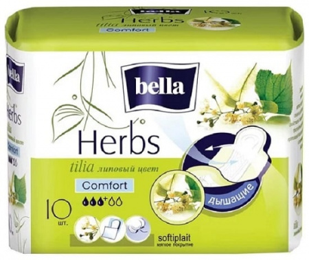Классические прокладки Bella Herbs Tilia Comfort 10шт. фотография товара