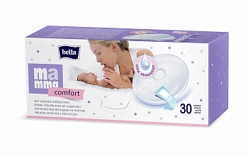 Вкладыши лактационные  Bella Mamma Comfort на липучке 30 шт.