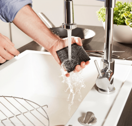 VILEDA Губка Inox Power металлическая фотография товара