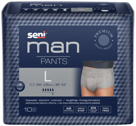 SENI Man Pants Large  по 10 шт Трусики впитывающие фотография товара